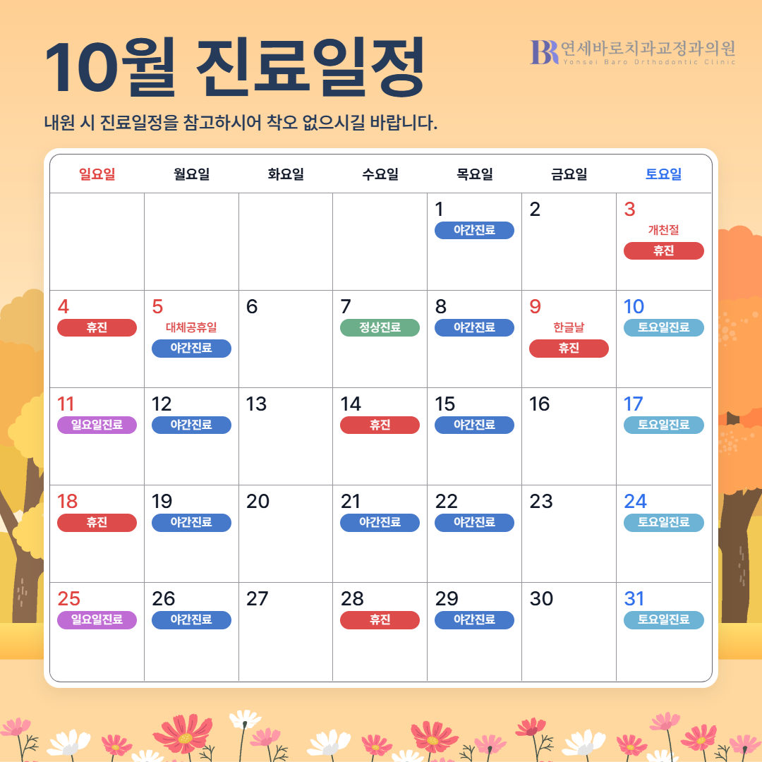 진료일정